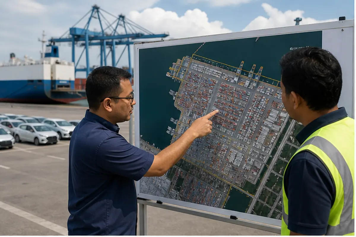 Tetapkan terminal asal
